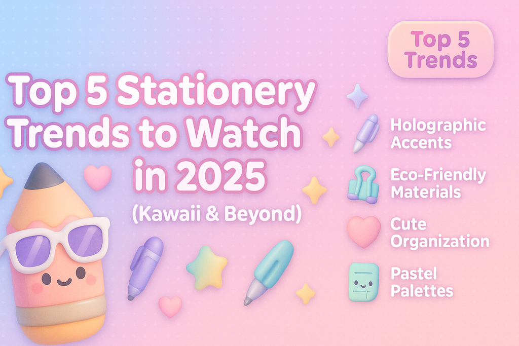 Top 5 Stationery Trends to Watch in 2025 (Kawaii & Beyond)