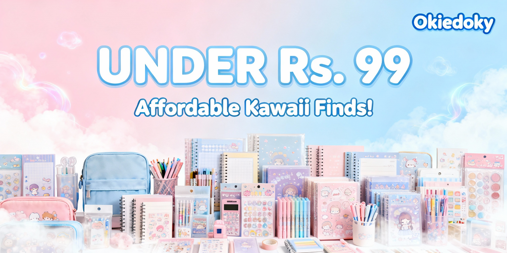 Budget-Friendly Stationery Under ₹99 at Okiedoky You’ll Love