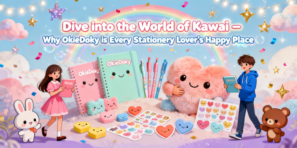 Dive into the World of Kawaii – Why OkieDoky is Every Stationery Lover’s Happy Place