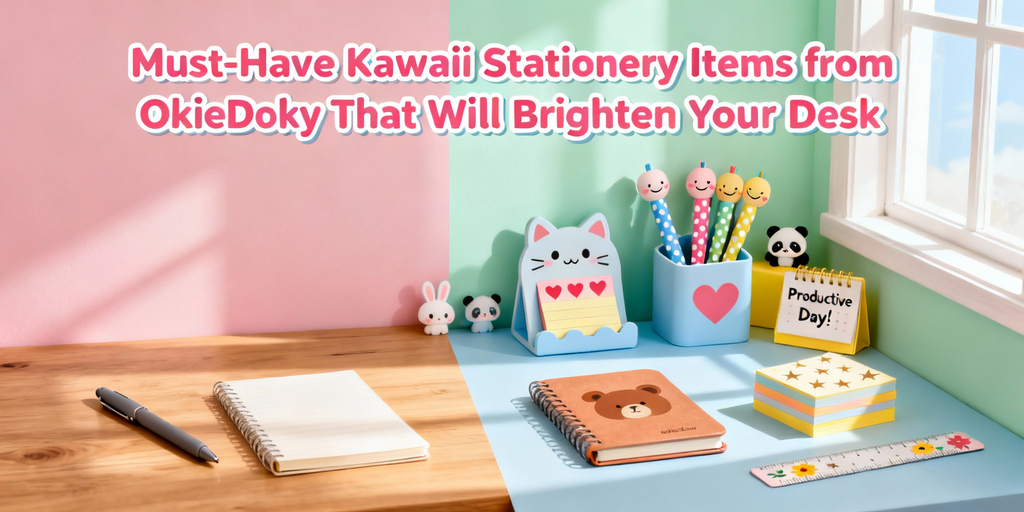 Must-Have Kawaii Stationery Items from OkieDoky That Will Brighten Your Desk