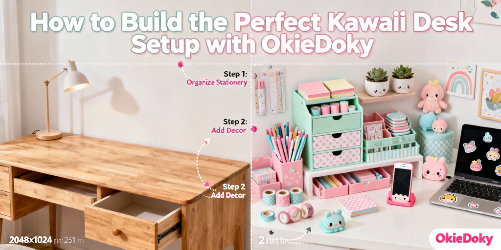 How to Build the Perfect Kawaii Desk Setup with OkieDoky