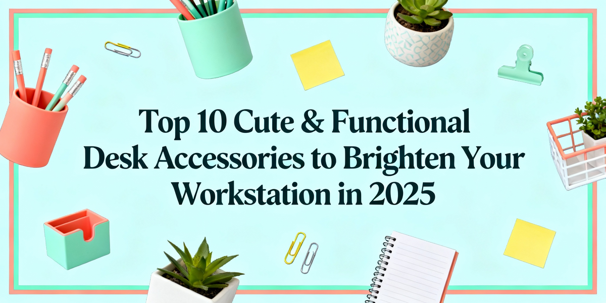 Top 10 Cute & Functional Desk Accessories to Brighten Your Workstation ...