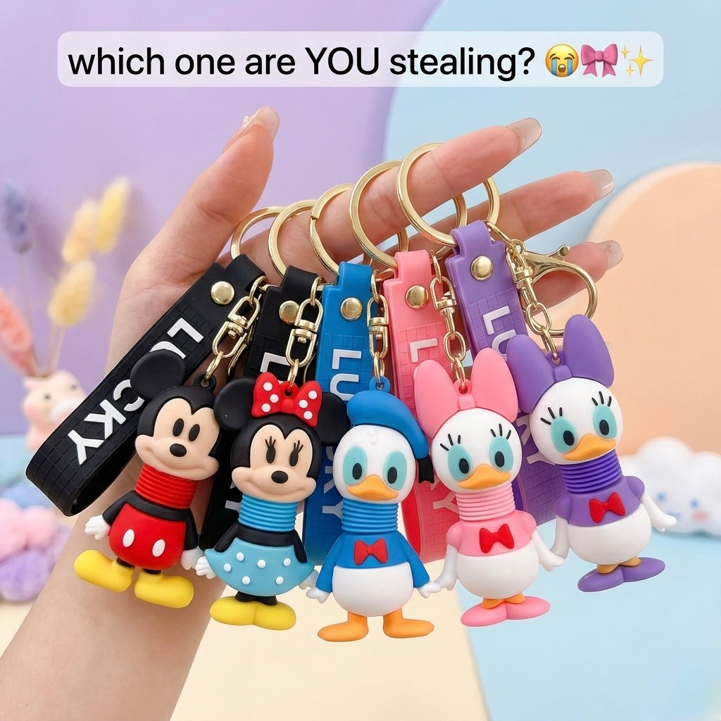ASMR Disney Keychain – Super Satisfying Fidget Accessory – Okiedoky