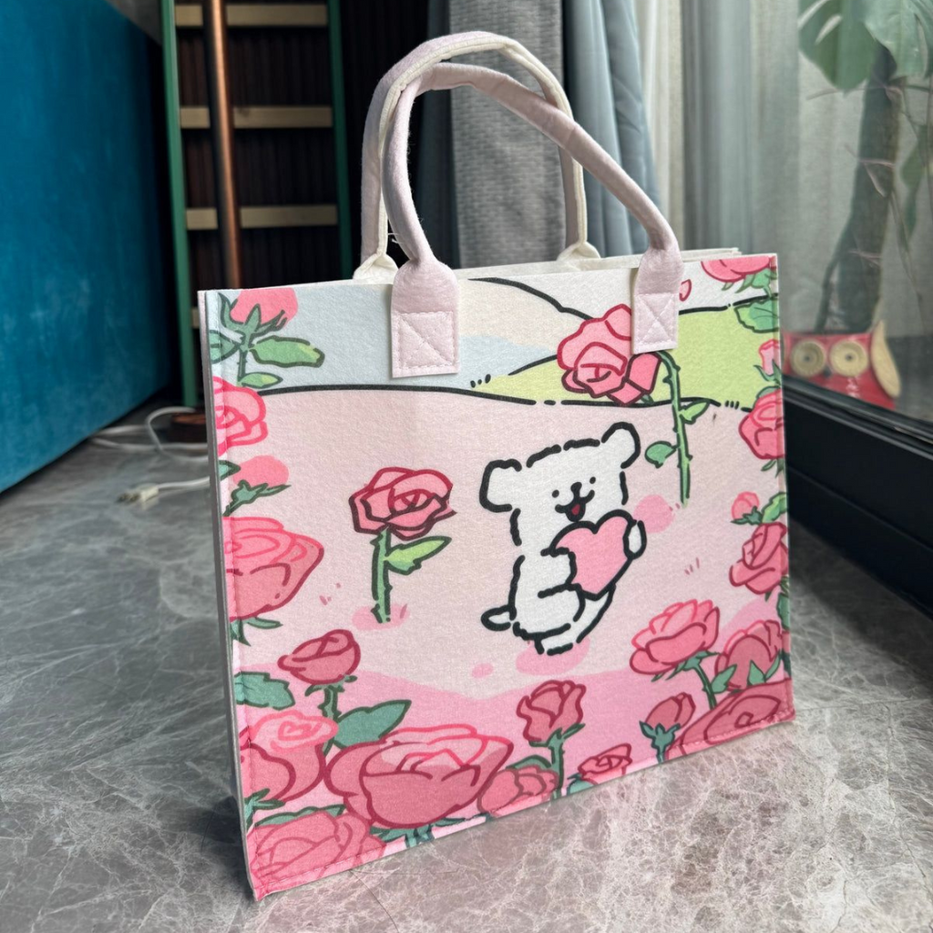Cute Washable Tote Bags
