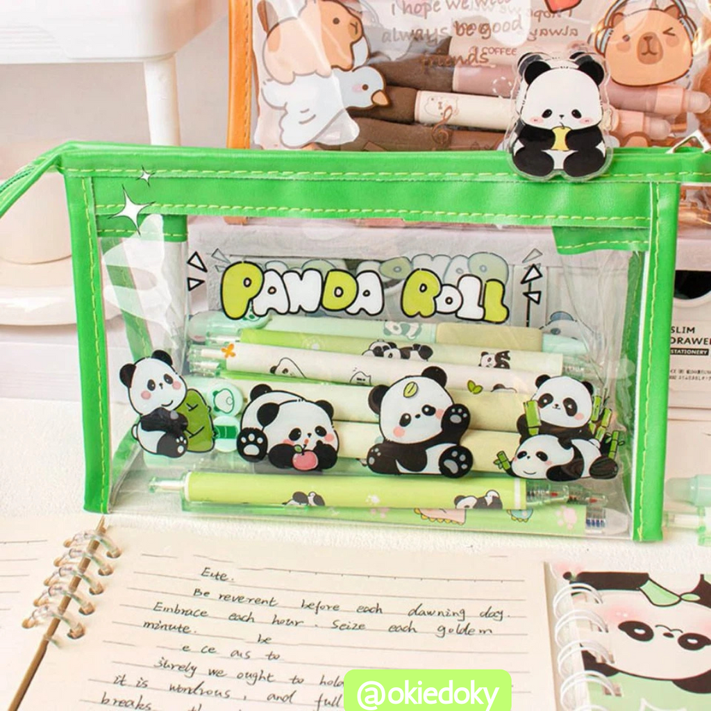 Cute Transparent Pencil Pouch