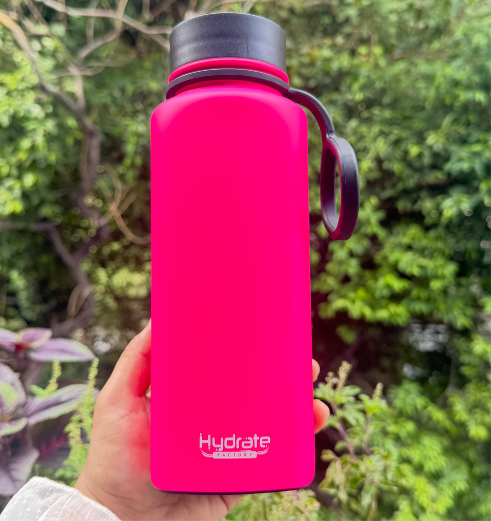 Hydrate Factory Square Insulated Flask Stainless Steel Water Bottle