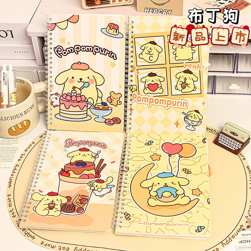 Cute Pompompurin Cartoon Notebook