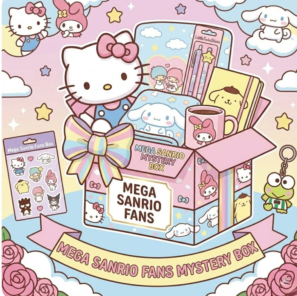 Mega Sanrio Fans mystery Box – Okiedoky