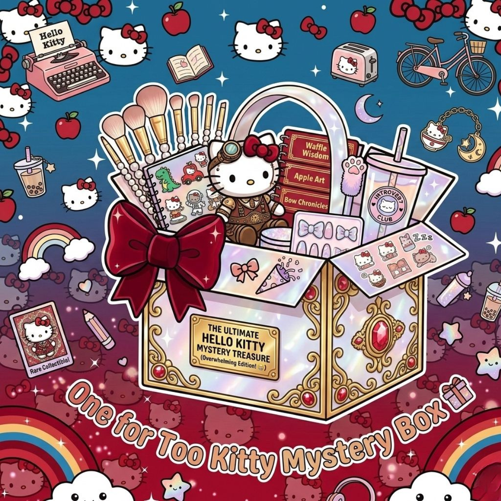 Too Much Hello Kitty 😭🎀 Hello Kitty Mystery Box 🎁 – Okiedoky