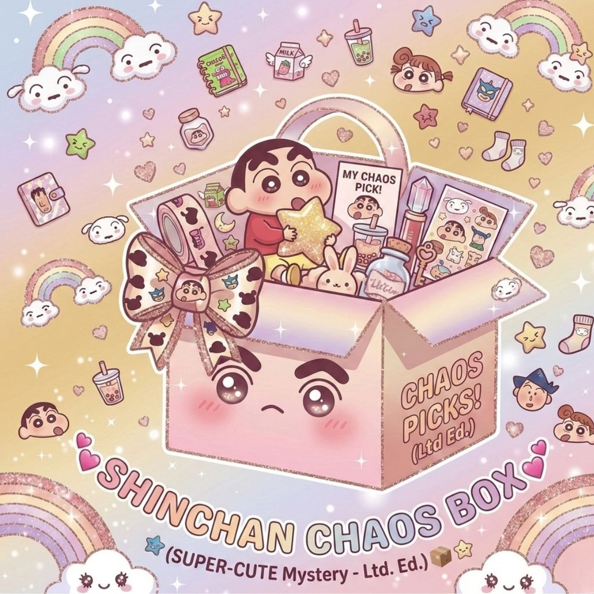 Shinchan Chaos Box 😭🔥 Mystery Box 🎁 – Okiedoky
