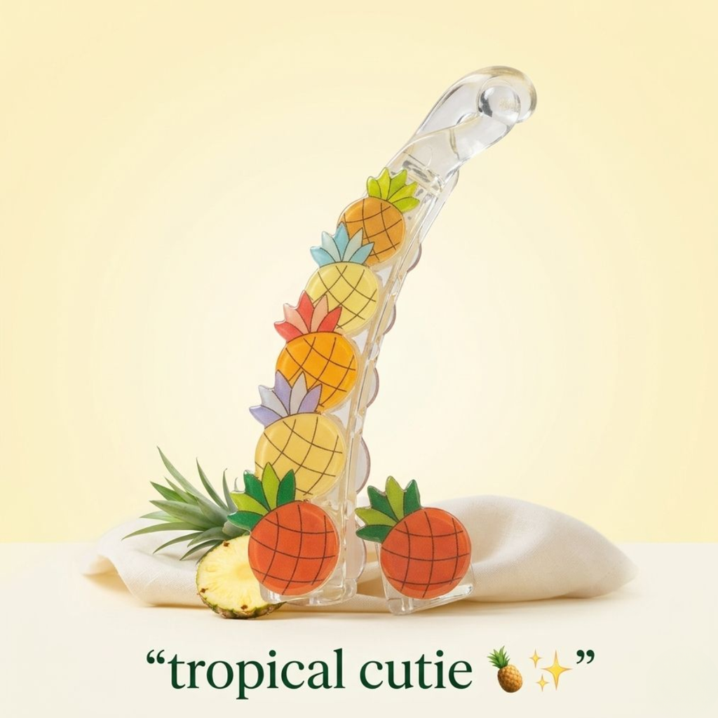 Pineapple ๐ pop banana clip - Korean edition โ Okiedoky