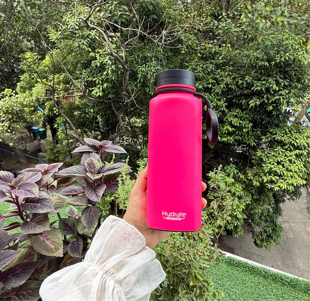 Hydrate Factory Square Insulated Flask Stainless Steel Water Bottle