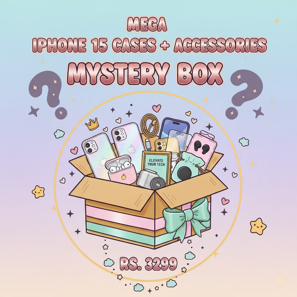 MEGA iPhone 15 Cases + Accessories Mystery Box