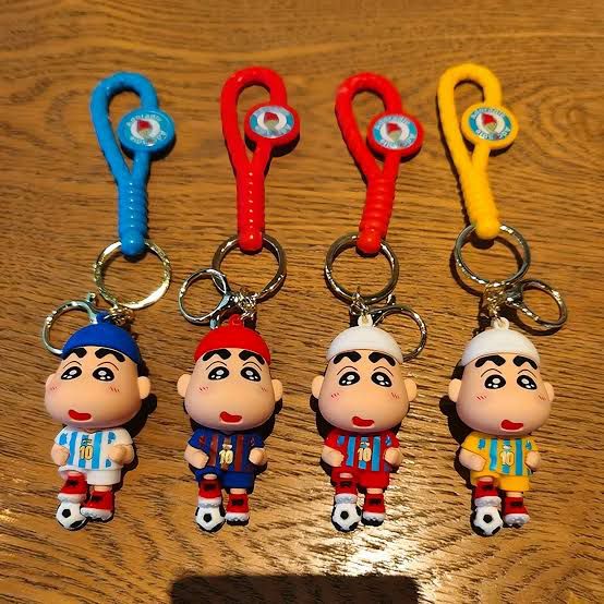 Shin-chan Soccer Player Keychain