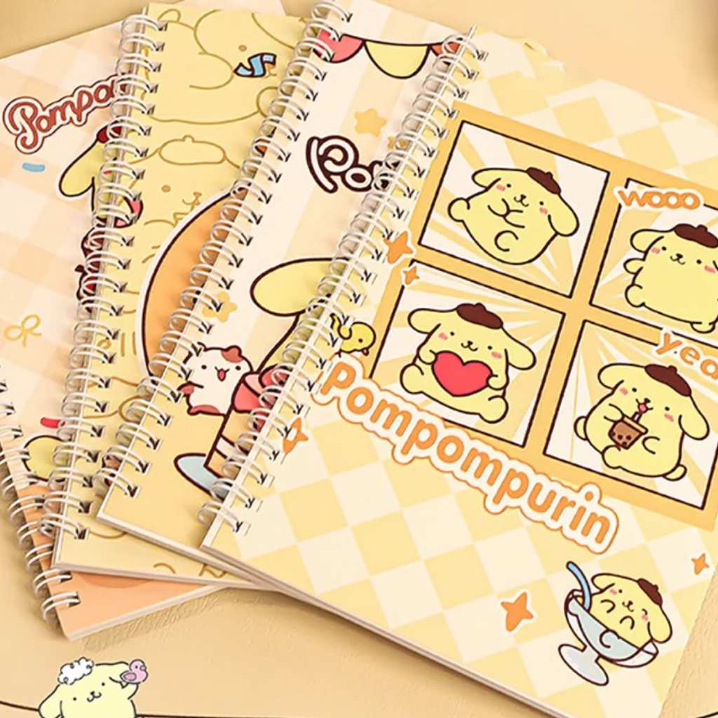 Cute Pompompurin Cartoon Notebook