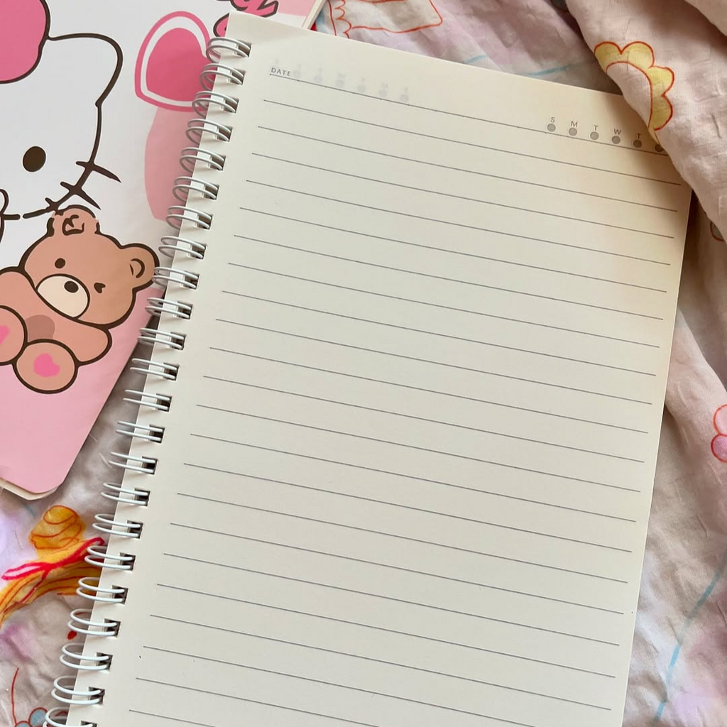 Cute Kitty Cartoon Notebook