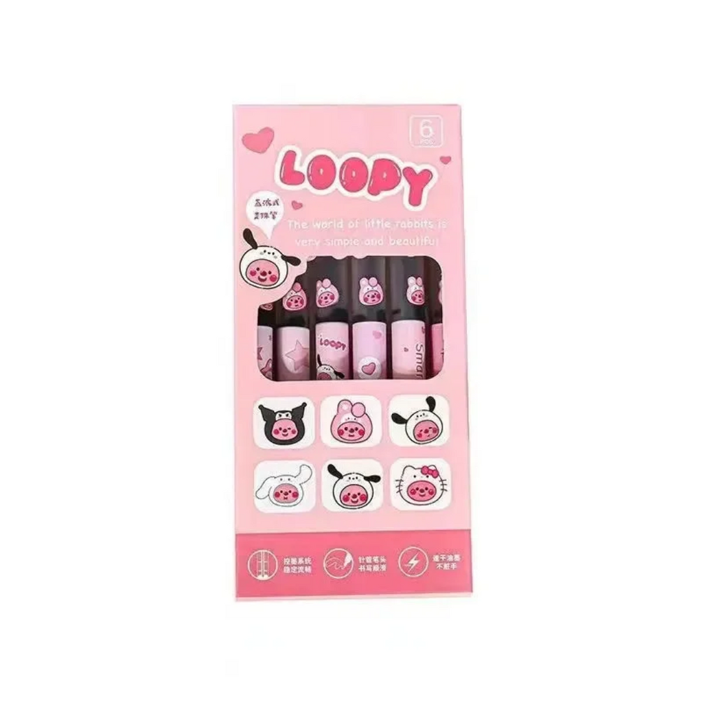 Cute Loopy Gel Pen Set